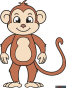 How to Draw an Easy Monkey - Really Easy Drawing Tutorial